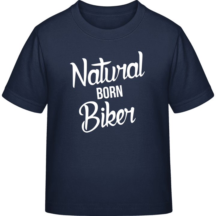 Natural Born Biker Text Kinderen T-shirt contain pic