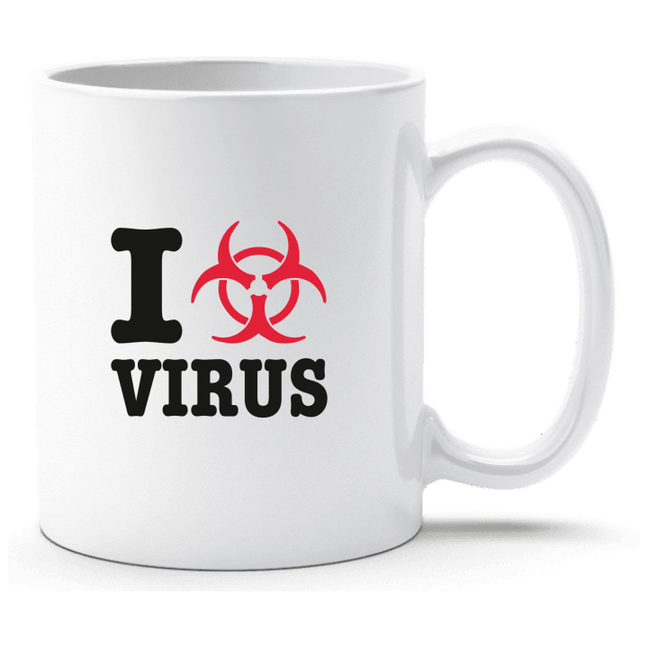 I Love Virus Cup contain pic