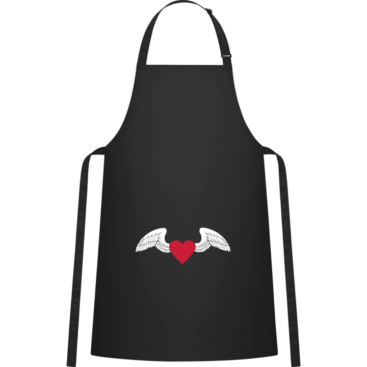Heart With Wings Kitchen Apron contain pic