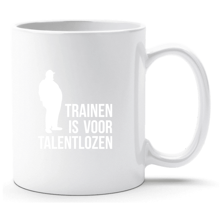 Trainen is voor talentlozen Cup contain pic