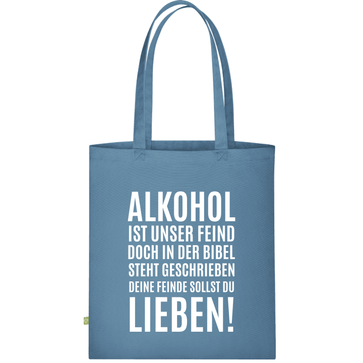 Alkohol ist unser Feind Stofftasche contain pic