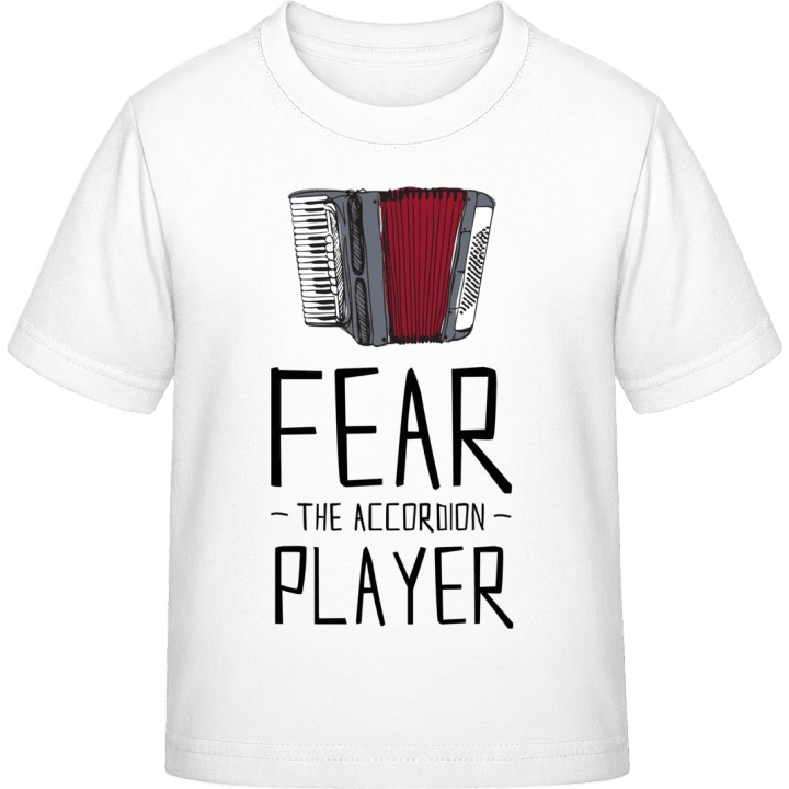 Fear The Accordion Player Maglietta per bambini contain pic