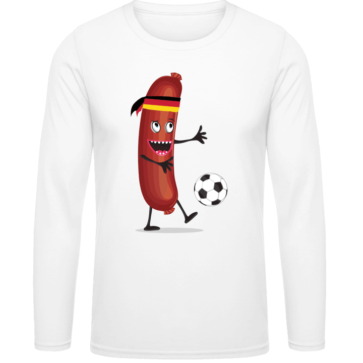 German Sausage Soccer T-shirt à manches longues contain pic