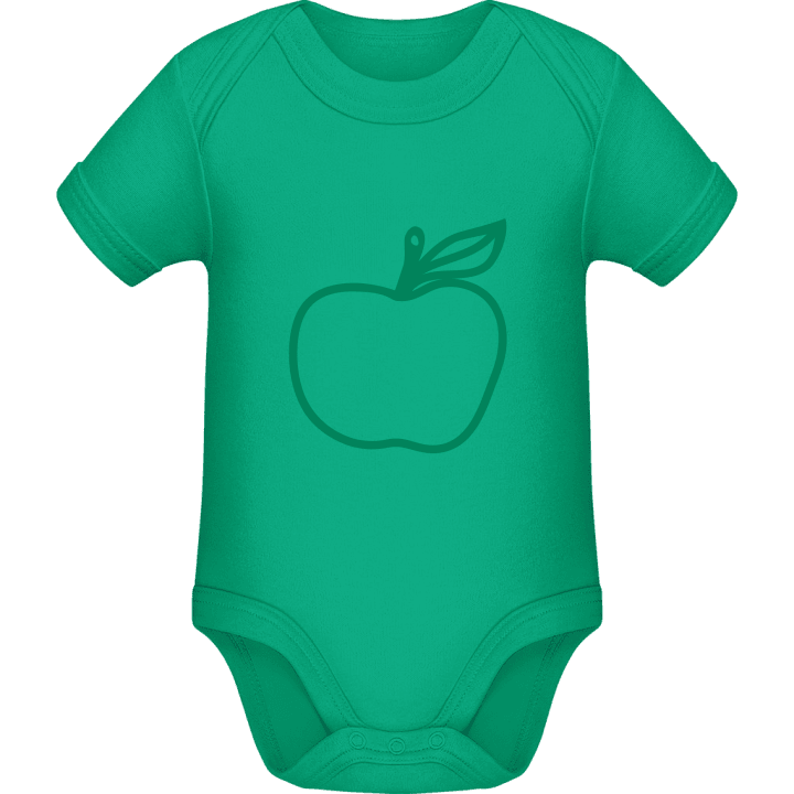 Green Apple With Leaf Baby Rompertje 0 image
