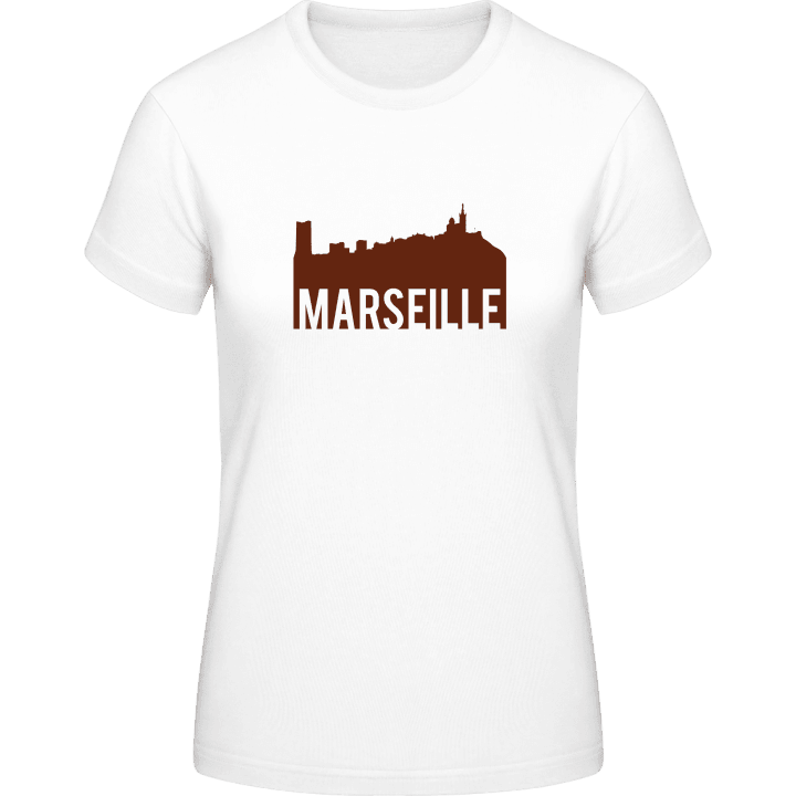 Marseille Skyline T-shirt för kvinnor contain pic
