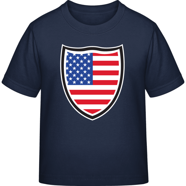 USA Shield Flag T-skjorte for barn contain pic