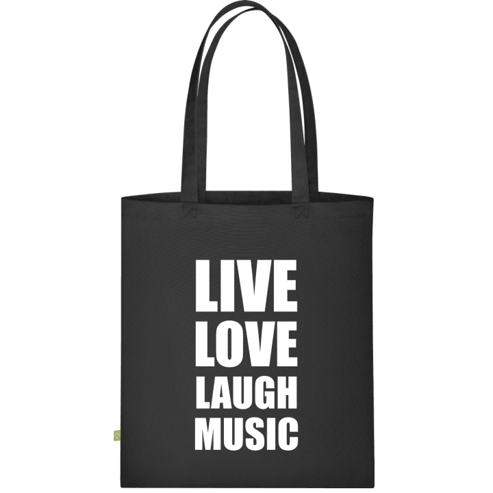 Live Love Laugh Music Sac en tissu contain pic