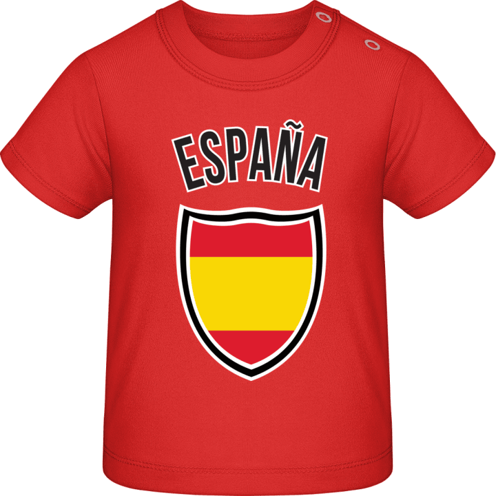 Espana Flag Shield Camiseta de bebé contain pic