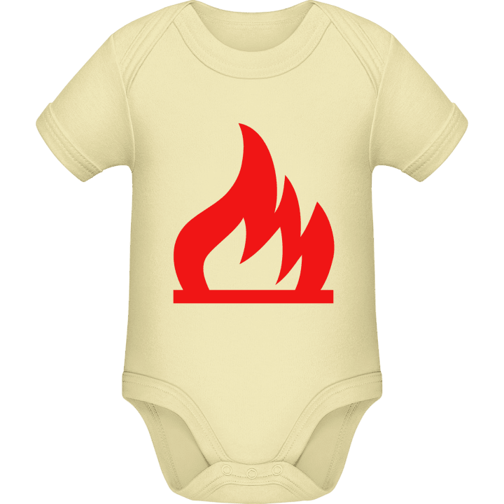 Fire Flammable Baby Strampler contain pic