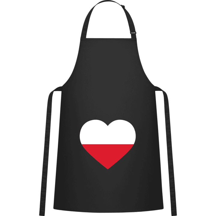 Poland Heart Flag Kitchen Apron contain pic