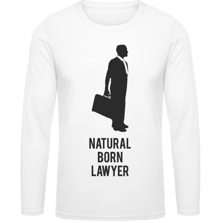 Natural Born Lawyer T-shirt à manches longues contain pic