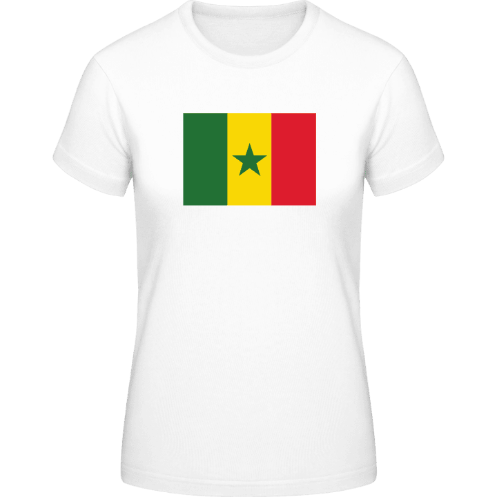 Senegal Flag Frauen T-Shirt contain pic
