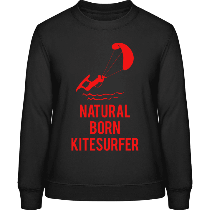 Natural Born Kitesurfer Felpa donna contain pic
