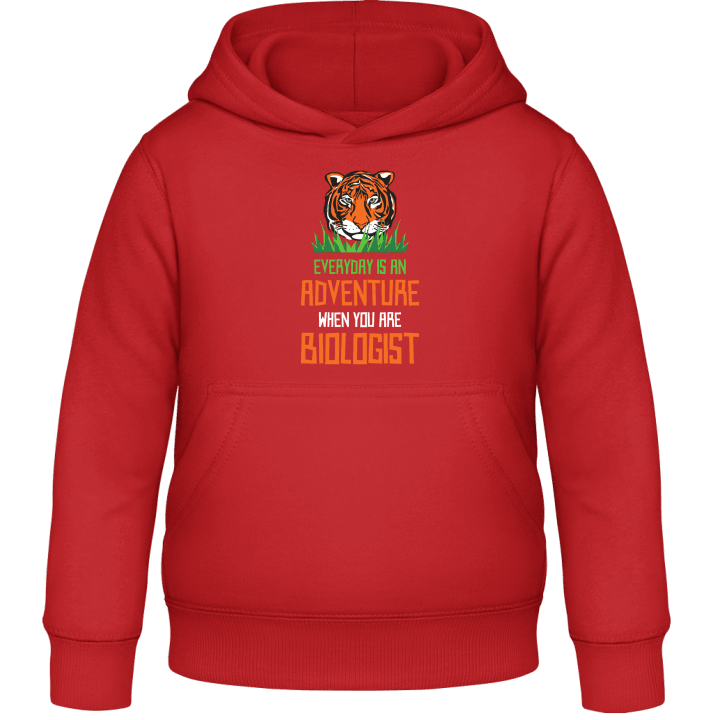 Adventure Biologist Tiger Kids Hoodie contain pic