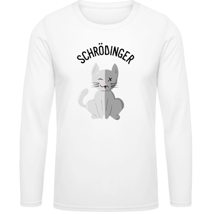 Schrödinger Cat Illustration Shirt met lange mouwen 0 image