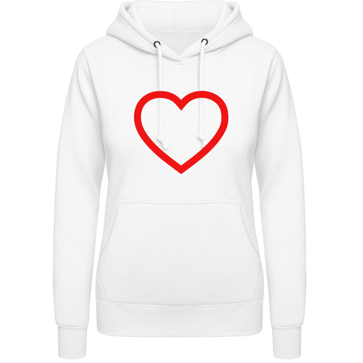 Heart Outline Vrouwen Hoodie contain pic