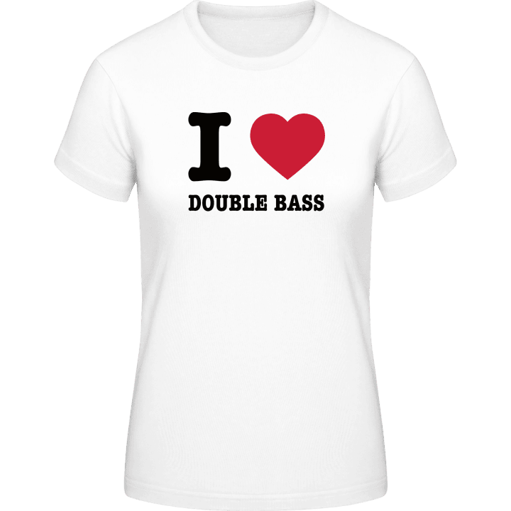 I Heart Double Bass Vrouwen T-shirt 0 image