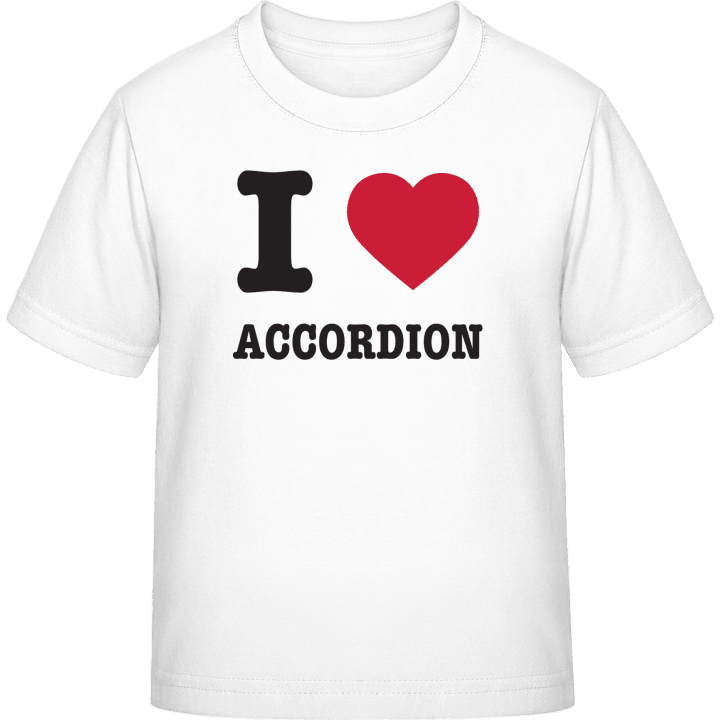 I Love Accordion Kinderen T-shirt contain pic
