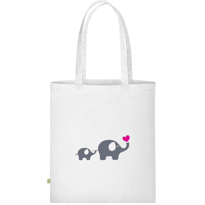 Happy Elephant Family Väska av tyg 0 image
