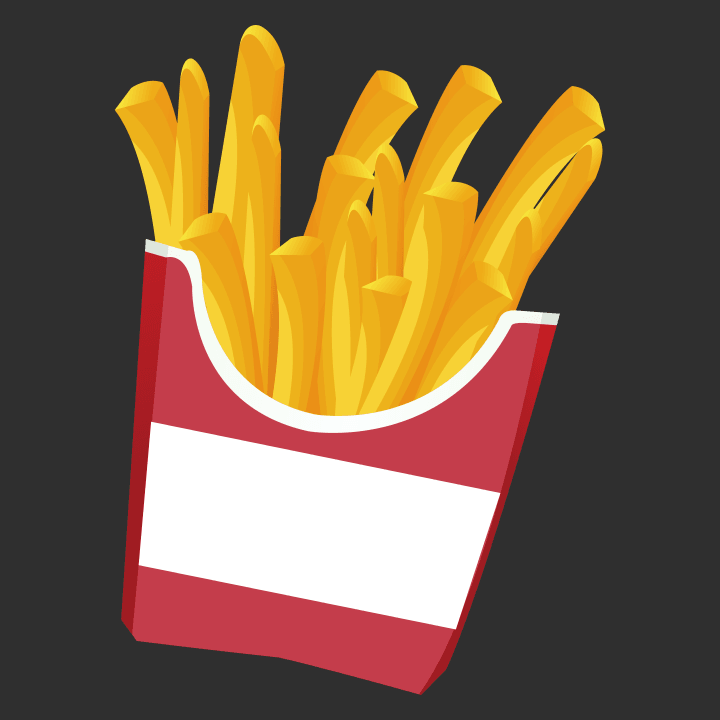French Fries Illustration Huvtröja 0 image