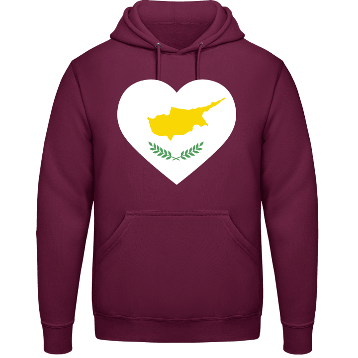 Cyprus Heart Flag Hoodie contain pic