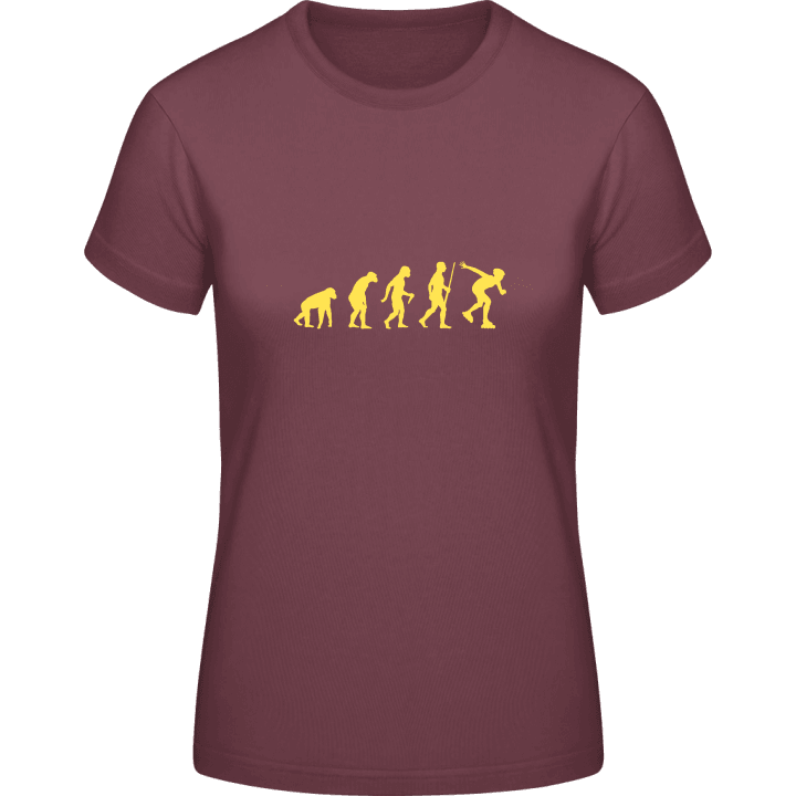 Inline Skater Evolution Vrouwen T-shirt contain pic