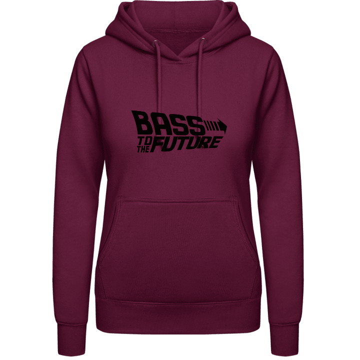 Bass To The Future Hoodie för kvinnor contain pic