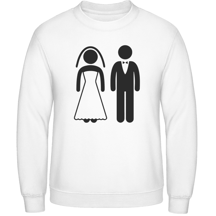 Groom And Bride Sweatshirt contain pic