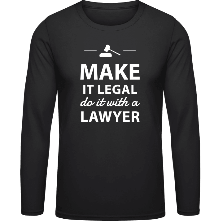 Do It With a Lawyer Shirt met lange mouwen 0 image