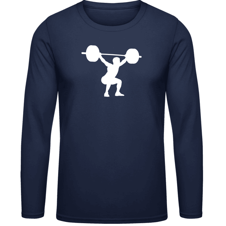 Weightlifter Action Shirt met lange mouwen contain pic