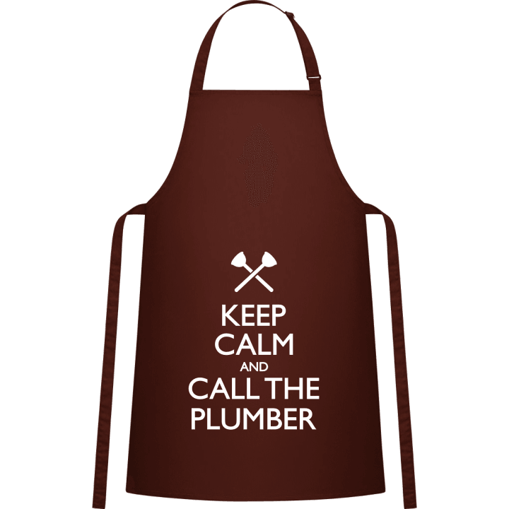 Keep Calm And Call The Plumber Delantal de cocina contain pic