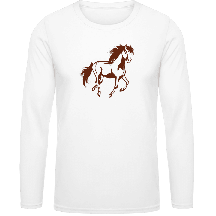 Wild Horse Running Long Sleeve Shirt 0 image