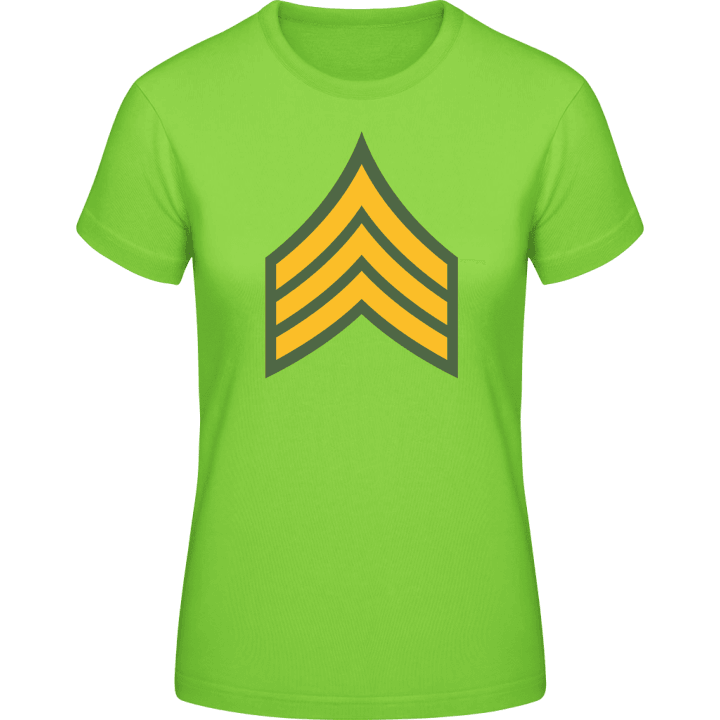Sergeant T-shirt för kvinnor contain pic