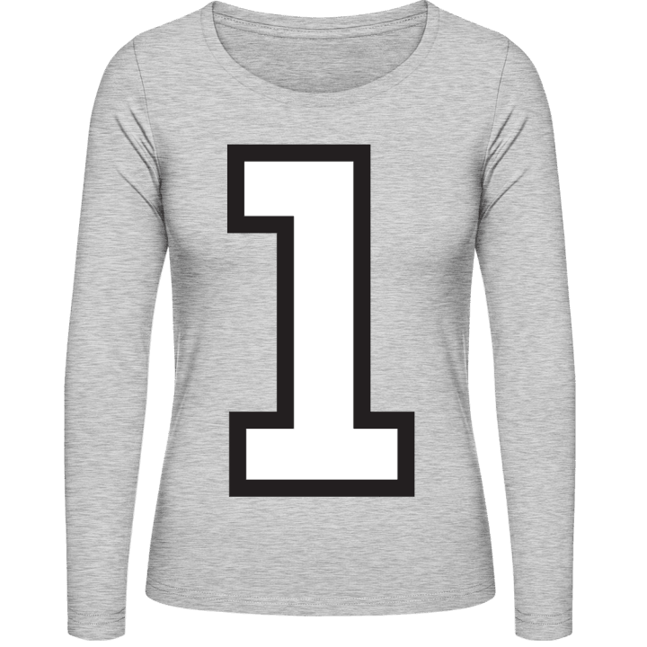 Number 1 T-shirt à manches longues pour femmes 0 image