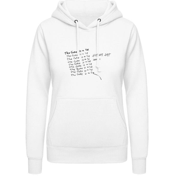 The Cake Is A Lie Vrouwen Hoodie contain pic