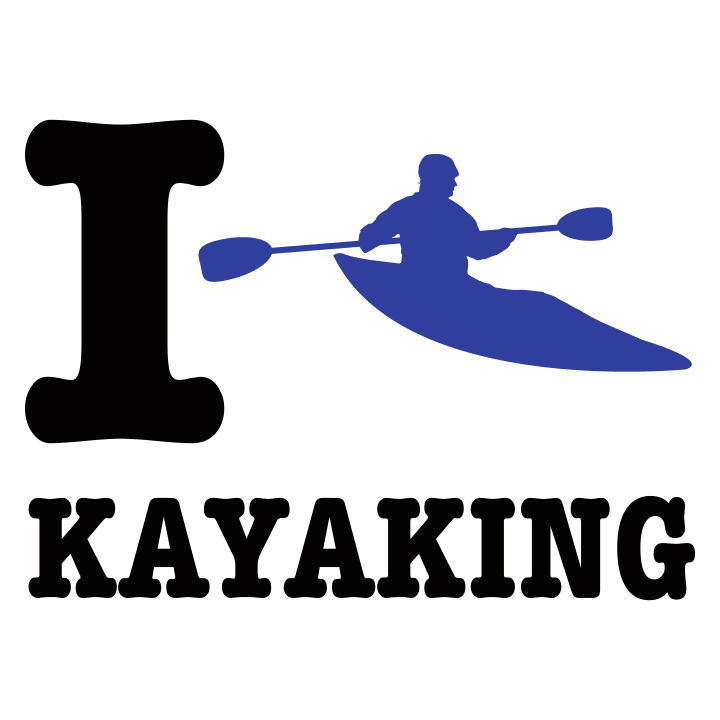 I Heart Kayaking Långärmad skjorta 0 image