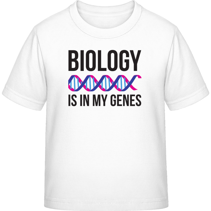 Biology Is In My Genes Maglietta per bambini contain pic