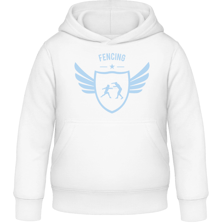 Fencing Winged Kids Hoodie contain pic