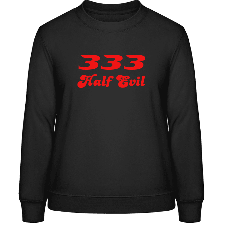 333 Half Evil Vrouwen Sweatshirt contain pic