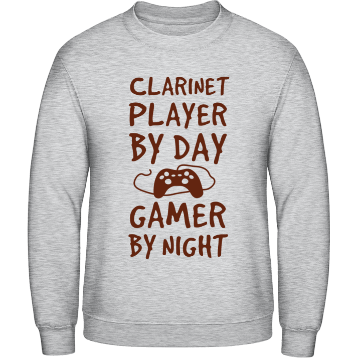 Clarinet Player By Day Gamer By Night Tröja contain pic