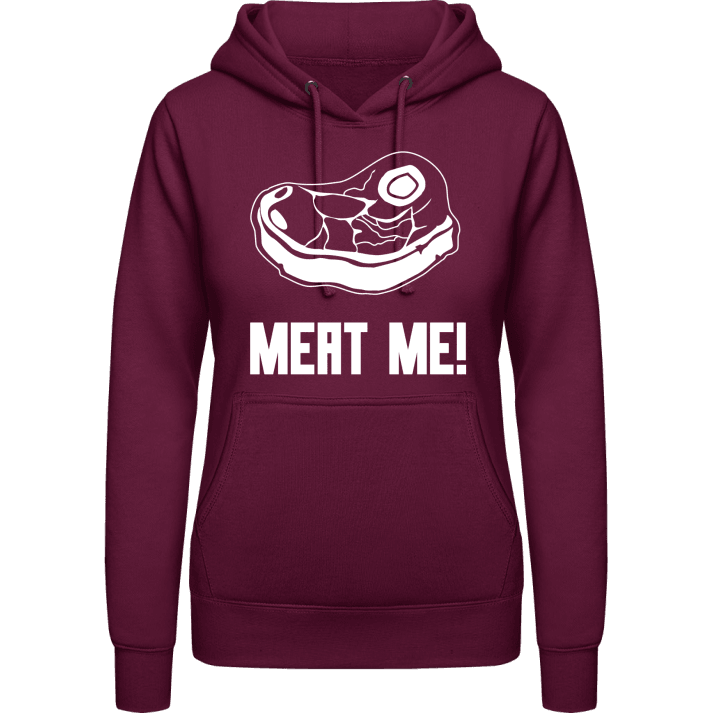 Meat Me Vrouwen Hoodie contain pic