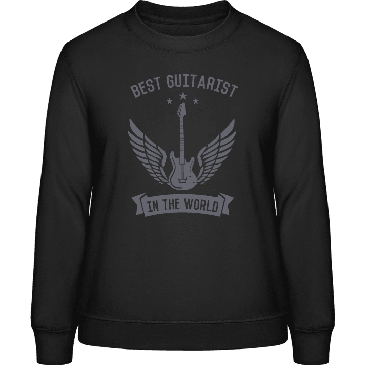 Best Guitarist In The World Vrouwen Sweatshirt contain pic