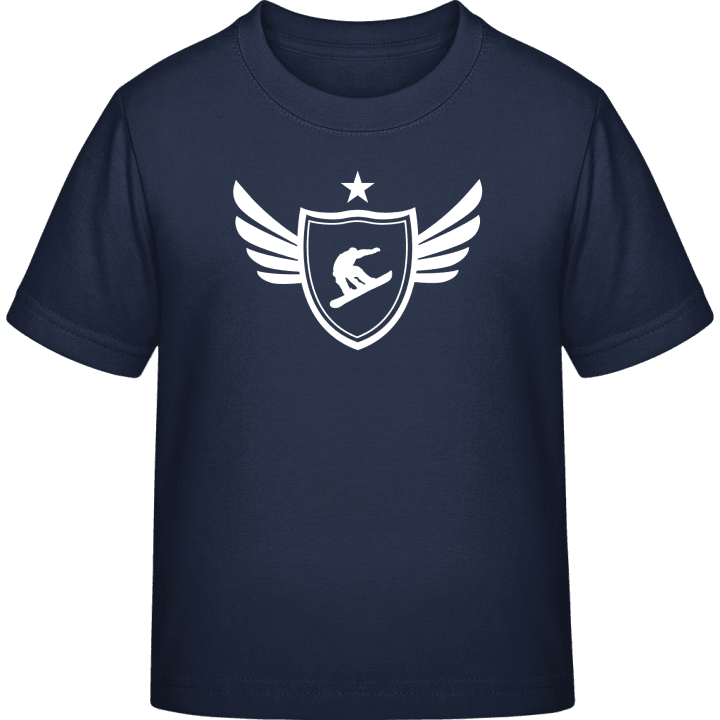 Skateboarder Winged Kids T-shirt contain pic