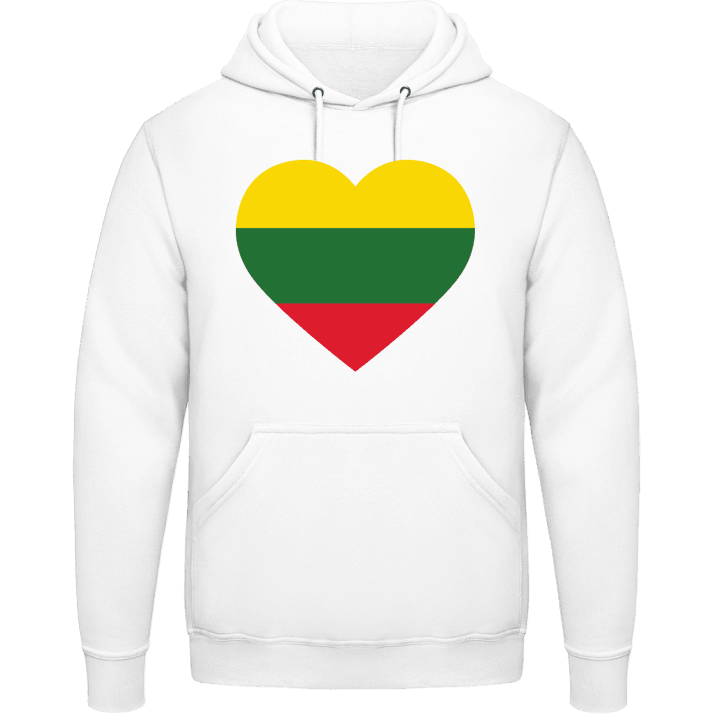 Lithuania Heart Flag Sweat à capuche contain pic