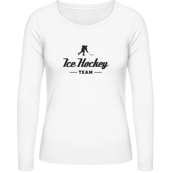 Ice Hockey Team Camisa de manga larga para mujer contain pic