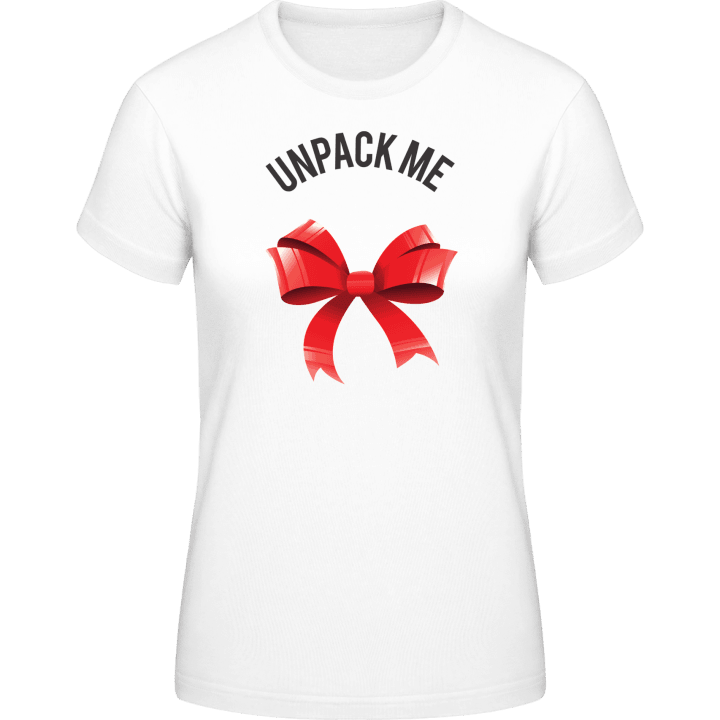 Unpack me Gift T-skjorte for kvinner 0 image