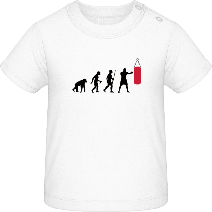 Evolution of Boxing Camiseta de bebé contain pic