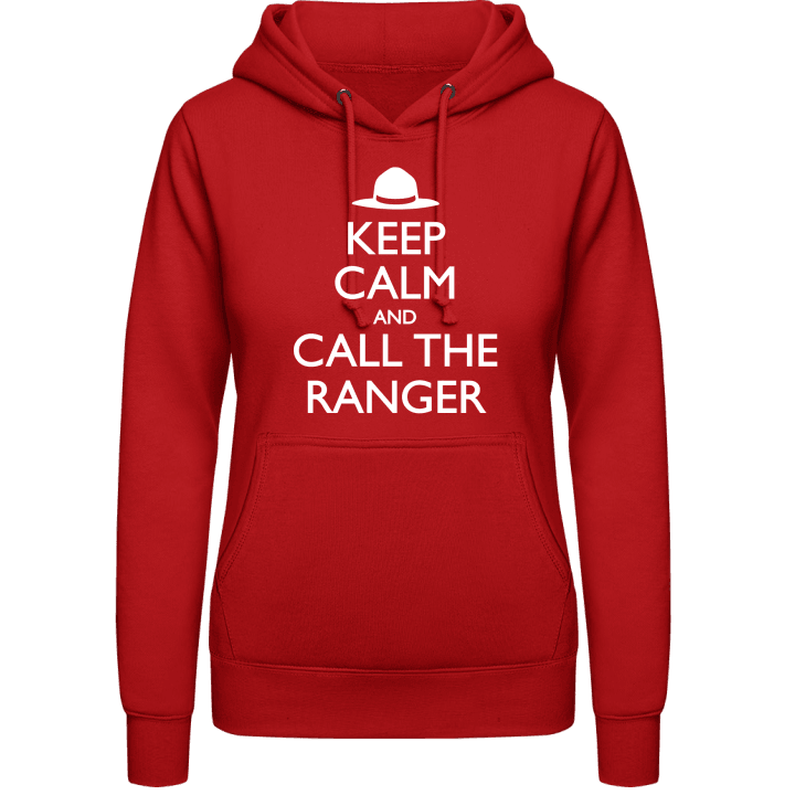 Keep Calm And Call The Ranger Felpa con cappuccio da donna contain pic