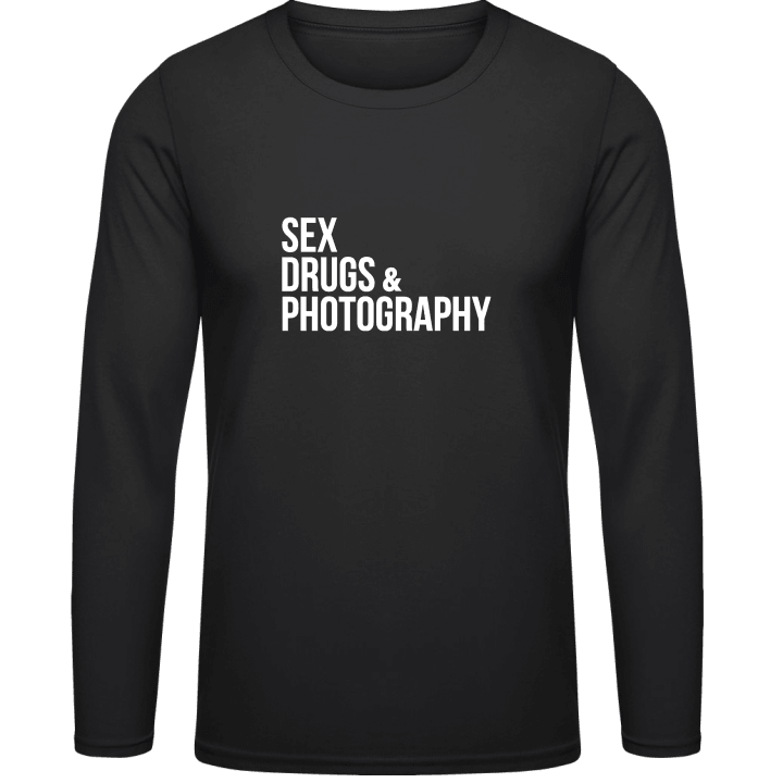 Sex Drugs Photography T-shirt à manches longues contain pic