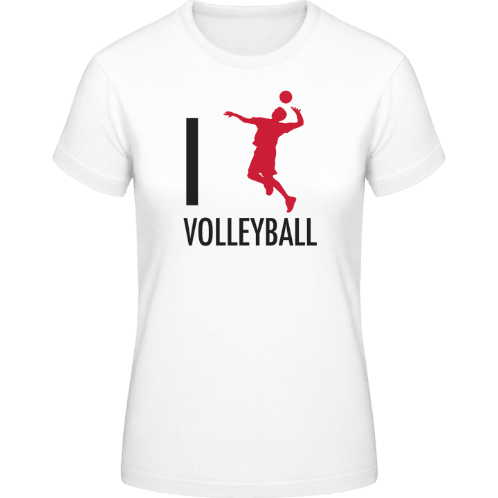 I Love Volleyball Vrouwen T-shirt 0 image
